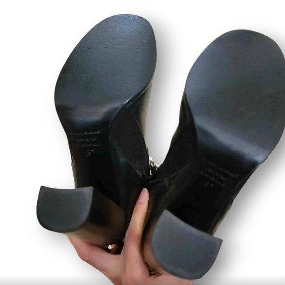 Isabel Marant Combat Boots Black Leather Ankle 7 37 Arnie Brandenburg Winter - Picture 8 of 10